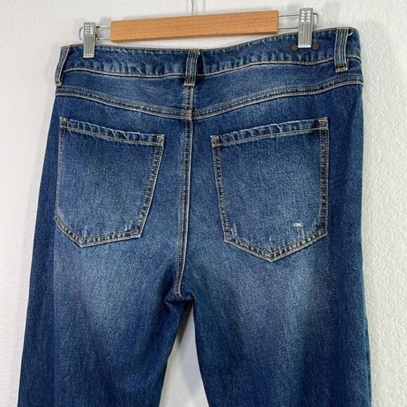 CAbi 100% Boyfriend Distress Jean Denim style 4152 Size 6 - Picture 4 of 8